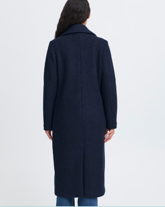 MANTEAU STIPA JA6 DARK NAVY ~ ICHI